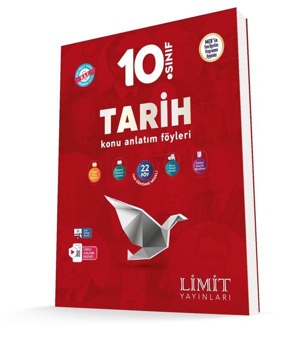 Limit 2026 10. Sınıf Tarih Konu Anlatım Föyleri Güncel Müfredat - Limit Yayınları - Image 1