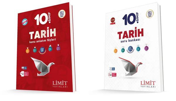 Limit 2025 10. Sınıf Tarih Kaf Konu + Soru Seti 2 Kitap Güncel Müfredat - Limit Yayınları - Image 1