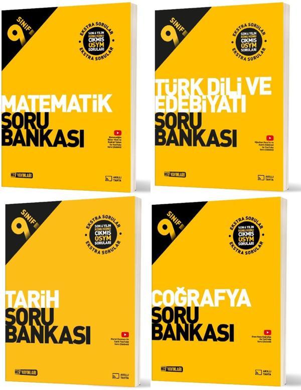 Hız 2026 9. Sınıf Eşit Ağırlık Soru Bankası Seti 4 Kitap - Hız Yayınları - Image 1