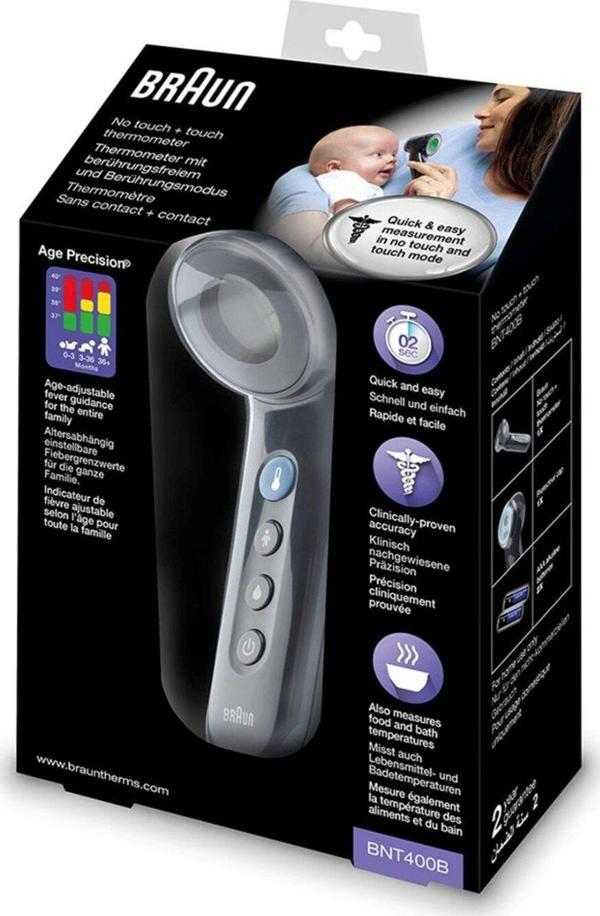 Braun Bnt400 Siyah Temassız Alından Ateş Ölçer - Image 1