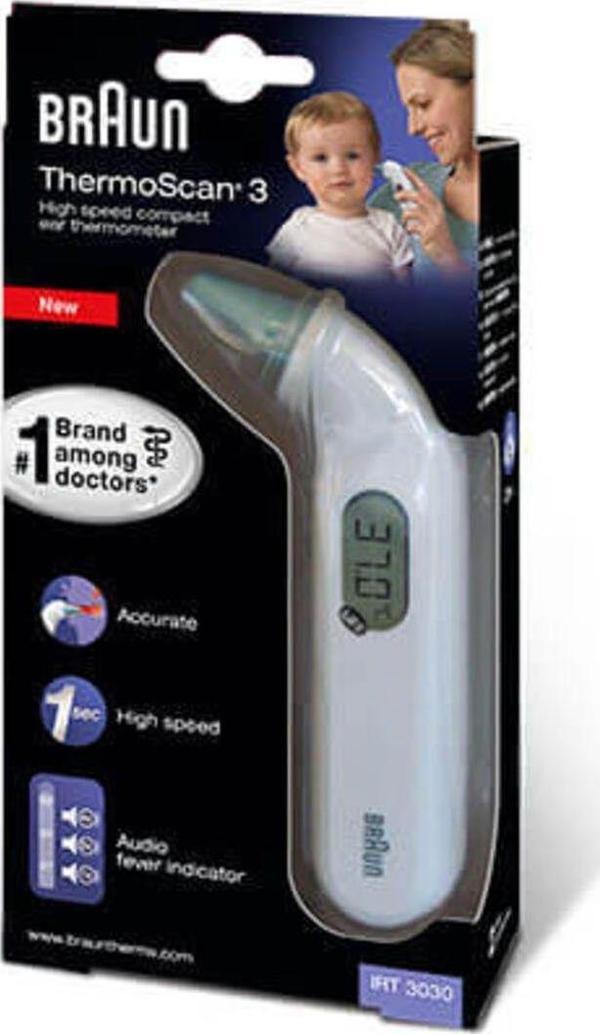 Medikalcim Braun Irt 3030 Ateş Ölçer Thermoscan Kulaktan Ateş Ölçer - Image 1