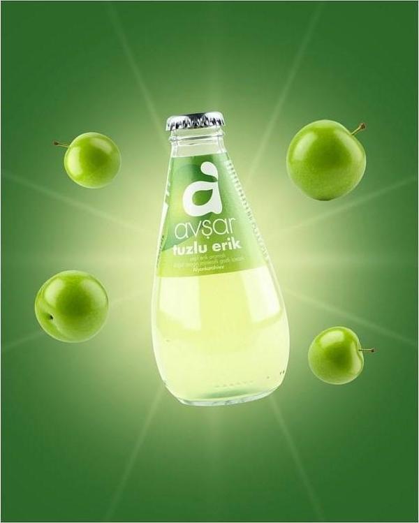 Avşar Yeşil Erik Aromalı Maden Suyu Şekersiz Tuzlu Erik 6X200 ml ( 6 Adet ) - Image 1