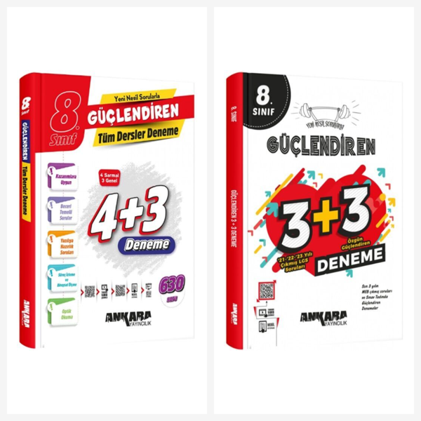 Ankara 8. Sınıf Güçlendiren Tüm Dersler Deneme Sınavı 2 Kitap Ankara Yayıncılık - Bi bigelio - Image 1