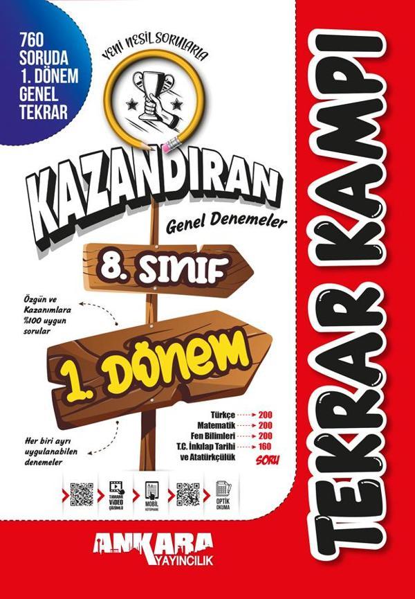 Ankara 8. Sınıf Kazandıran 1. Dönem Tekrar Kampı Ankara Yayıncılık - Bi bigelio - Image 1