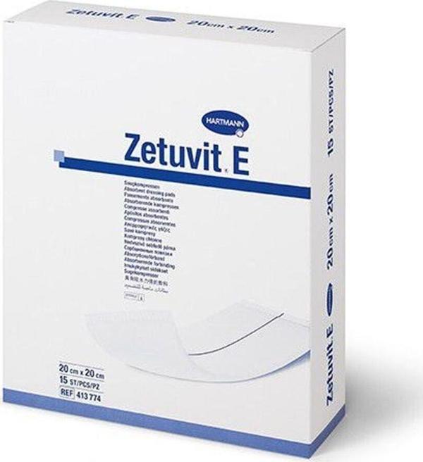 Hartmann Zetuvit E 20X20Cm -Yüksek Emici Steril Yara Örtüsü 1 Adet - Image 1