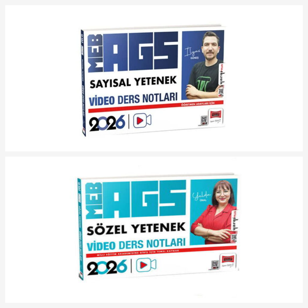 Yargı 2026 MEB-AGS Öğretmen Adayları İçin Sayısal - Sözel Yetenek Video Ders Notları Seti Yargı Yayı - Bi bigelio - Image 1