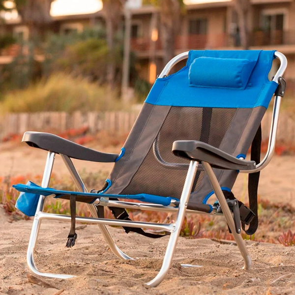 FUNKY CHAIRS Beach Star Light Plaj Şezlong Sandalye- Blue - Image 1