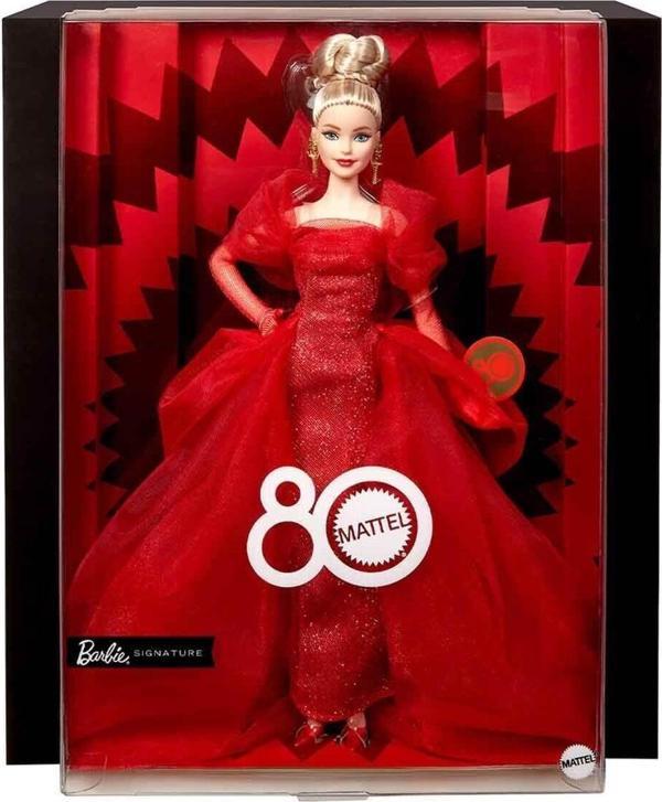 JBJ17 Mattel 80. Yıl Dönümü Koleksiyon Bebek - Sarışın - Image 1