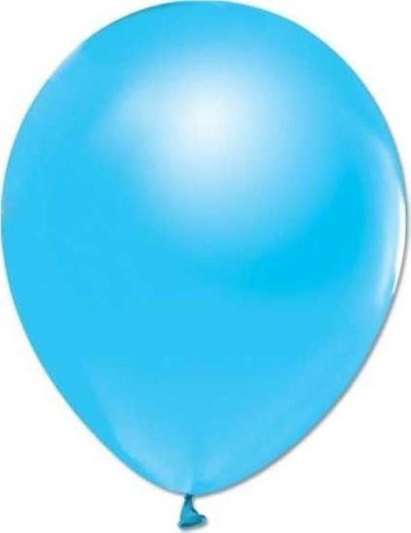 Balonevi Balon 12 Inc Metalik Açık Mavi (12 Li Paket) BMB1112TMT8648 - Image 1