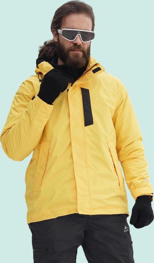 Kışlık Erkek Mont Polar Astarlı Su Geçirmez Fiyort Floyen Polarlı Yağmurluk Yağmura Karşı Maksimum - Image 1