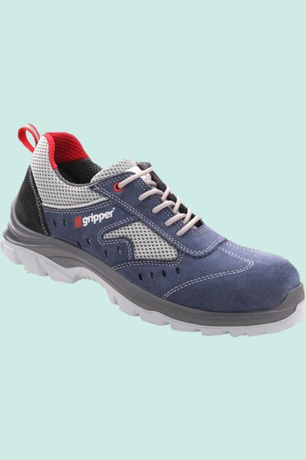 Gripper Lena GPR72 Nefes Alan İş Güvenliği Ayakkabısı Mekap Gpr Süet Çelik Burunlu - Image 1