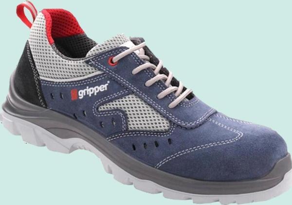 Gripper Lena GPR72 Nefes Alan İş Güvenliği Ayakkabısı Mekap Gpr Süet Çelik Burunlu - Image 1