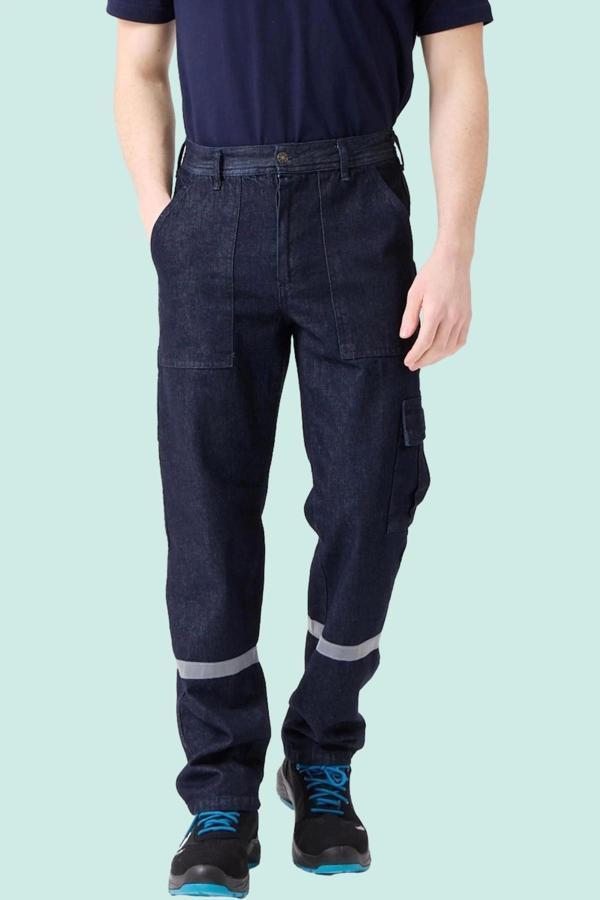 Tulipa Denim Yazlık İş Pantolonu Koyu Hafif - Image 1