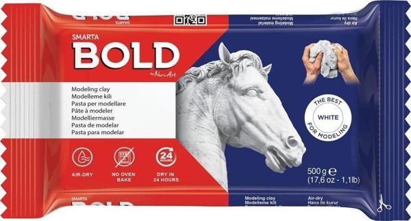 Smarta Bold Seramik Hamuru Bold Beyaz 500 Gram - Image 1