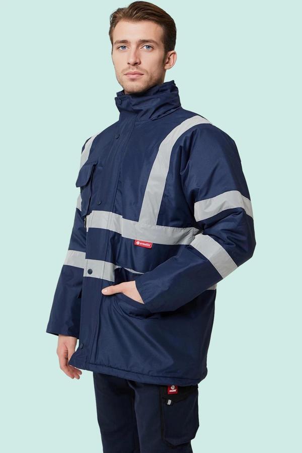 Kışlık İş Güvenliği Parka Reflektif EN ISO 13688 20471 343 Salix - Image 1