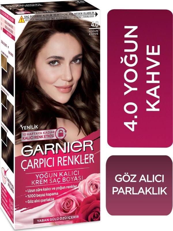 Garnier Çarpıcı Renkler Saç Boyası 4.0 Yoğun Kahve - Image 1
