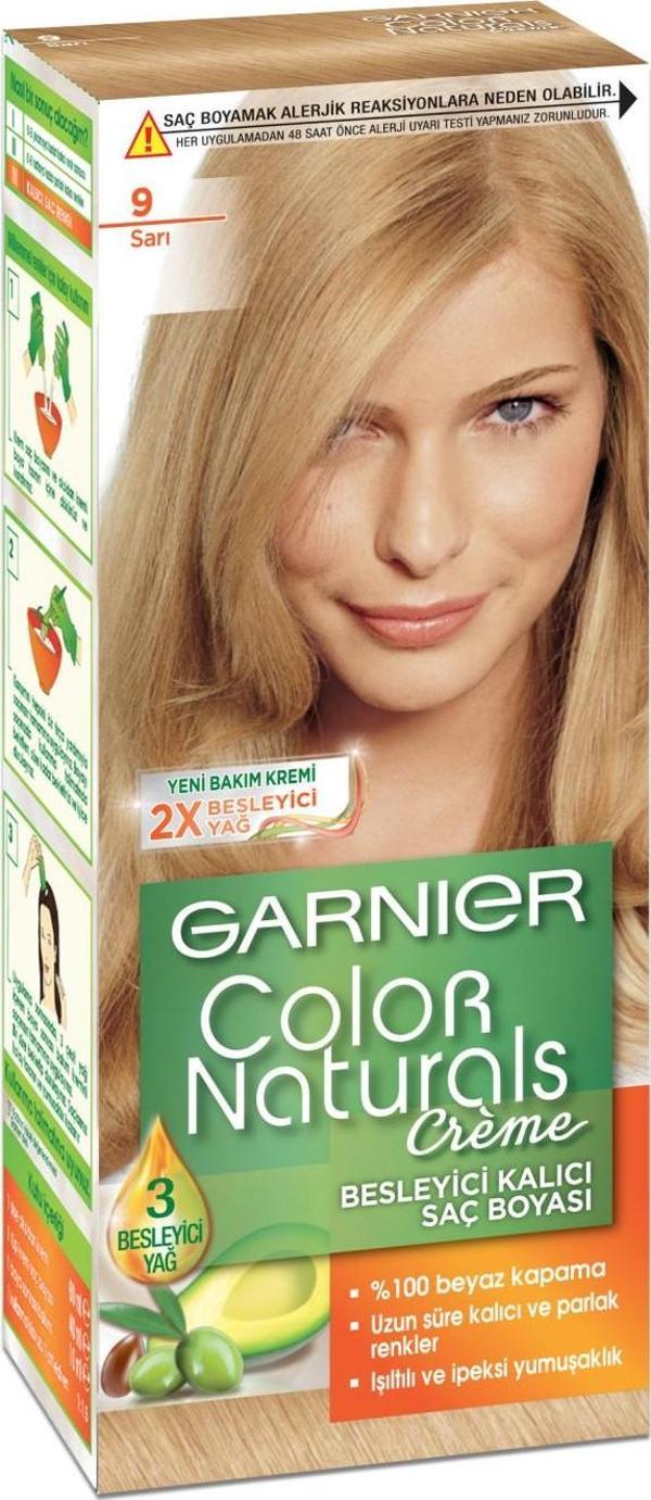 Garnier Color Naturals Saç Boyası 9 Sarı - Image 1