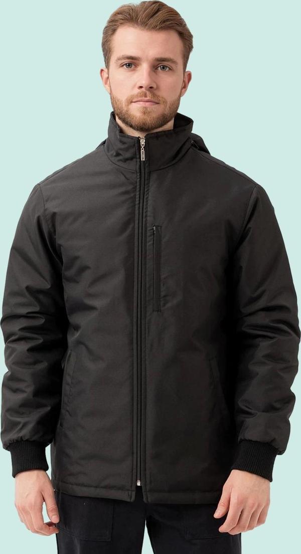 Kışlık Su Geçirmez Erkek Mont Melesa Parka Rüzgar Sıcak Tutucu Astar Günlük İş Kullanımına - Image 1