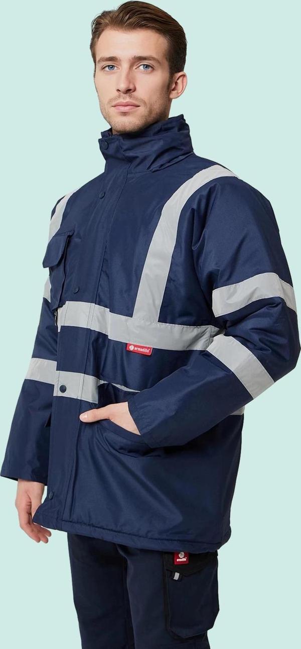 Kışlık İş Güvenliği Parka Reflektif EN ISO 13688 20471 343 Salix - Image 1