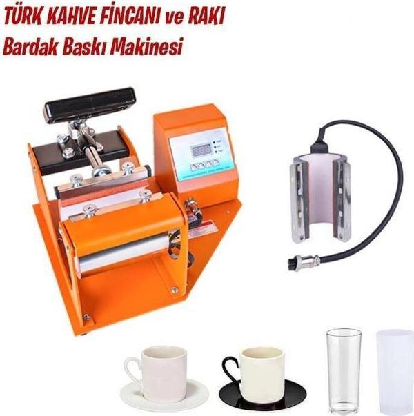 Süblimasyon Türk Kahve Fincanı Ve Rakı Bardak Baskı Makinesi - Image 1