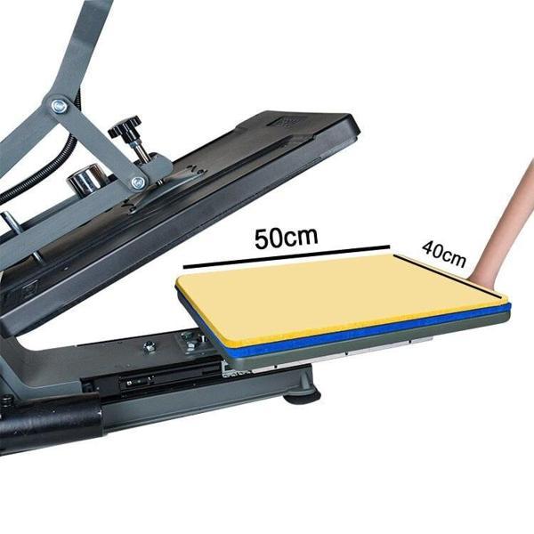 Yarı Otomatik Hidrolik Düz Isı Transfer Baskı Makinesi - 40x50cm - Image 1