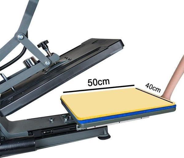 Yarı Otomatik Hidrolik Düz Isı Transfer Baskı Makinesi - 40x50cm - Image 1