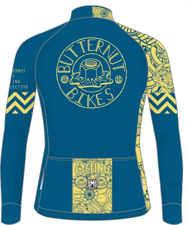Santini Virtus Termal Kışlık Kadın Bisiklet Forması Butternut Bikes 9C216175VIRT MAVİ-XS - Image 1