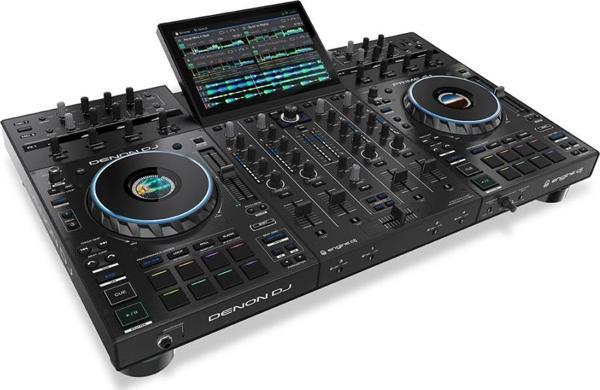 DENON PRIME 4+ İkinci Nesil Profesyonel 4-Kanal DJ Controller, Standalone Player, Engine Prime Sistemi (Siyah) - Image 1
