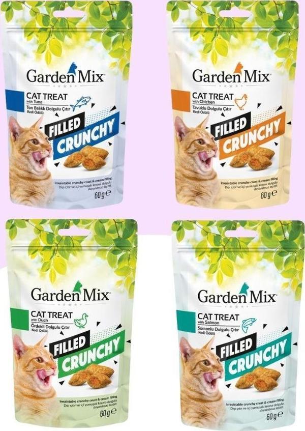 4 Farklı Aromalı Dolgulu Kedi Ödülü 4x60Gr - Image 1