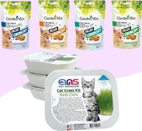 Kedi Ödül ve Çim Seti - Image 1