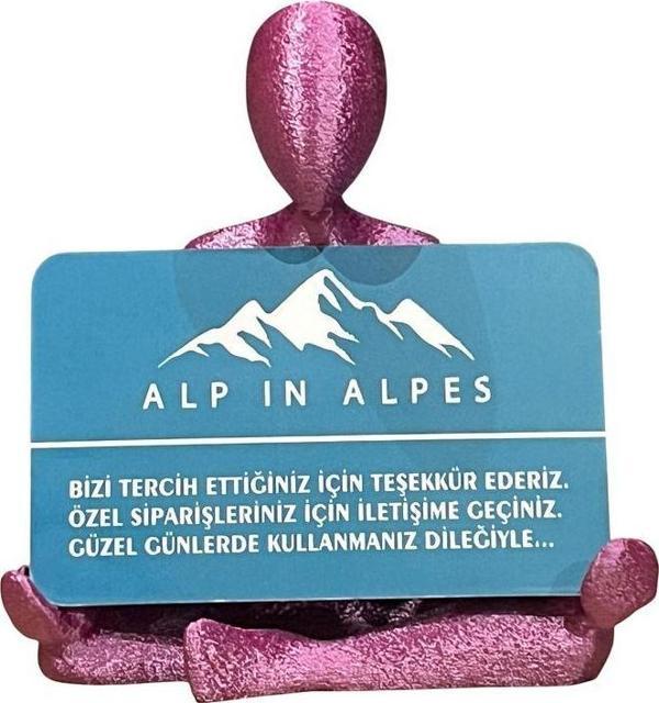 Yoga Temalı Kartvizitlik (Magenta) - Image 1