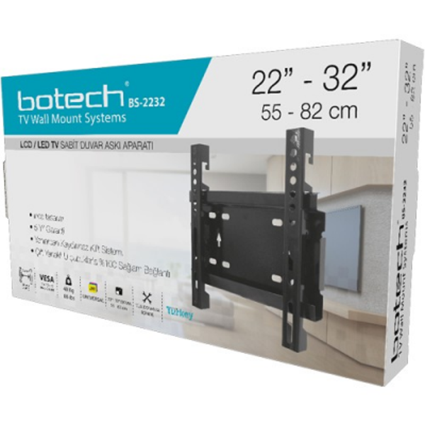 BS-2232 SABİT TV ASKI APARATI 55X82CM (4401) - Image 1