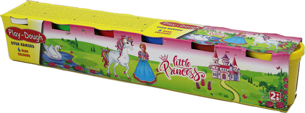 BÜYÜK 6 PARÇA  RENKLİ OYUN HAMURU (4401) - Image 1