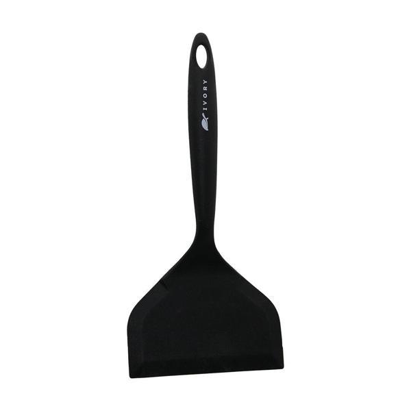 SİLİKON - SİYAH   JUMBO - GENİŞ AĞIZ  SPATULA  25.5CM -- AĞIZ: 12CM (4401) - Image 1