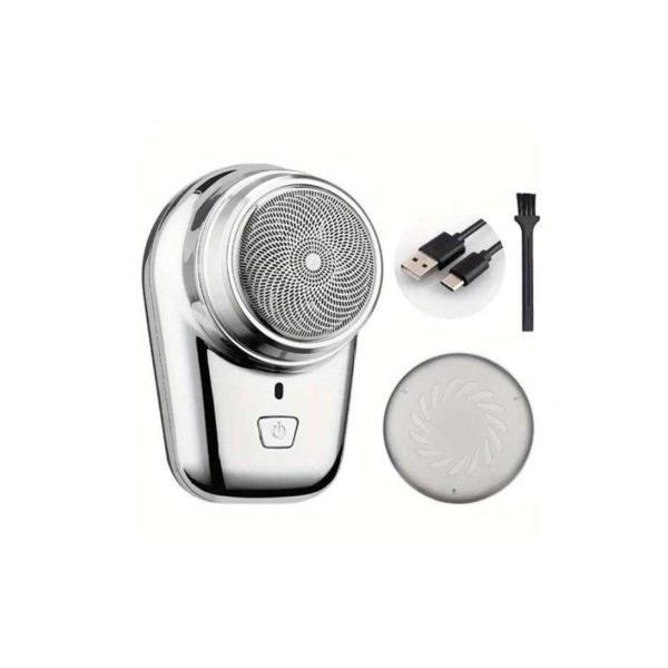 MINI SHAVER P-10 K-10 MİNİ TAŞINABİLİR SIFIR SAKAL TRAŞ MAKİNESİ USB ŞARJLI (4401) - Image 1