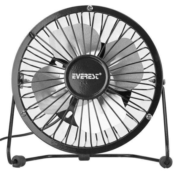 EVEREST EFN-482 MASAÜSTÜ METAL SİYAH FAN (4401) - Image 1