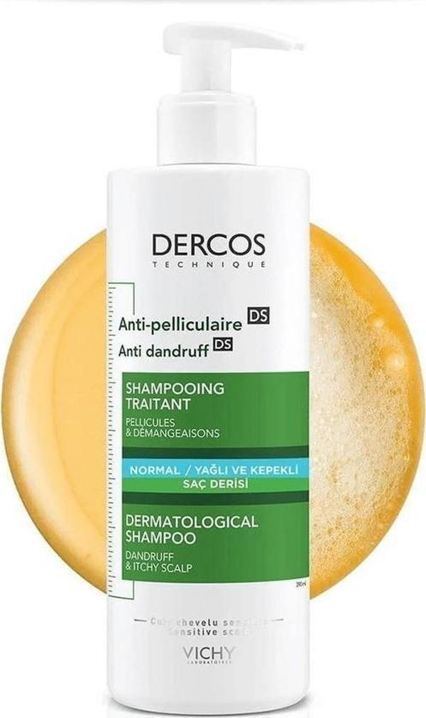 Vichy Dercos Anti-Dandruff Şampuan 390 ml (Normal / Yağlı ve Kepekli Saçlar) - Image 1