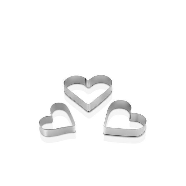 3 BOY - KALP METAL KURABİYE KALIP (4401) - Image 1
