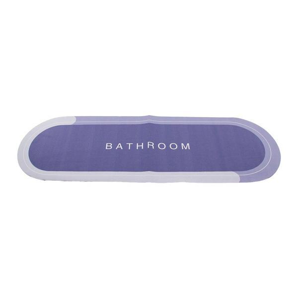 OVAL   DÜZ RENKLİ  SU EMİCİ - SİHİRLİ  BANYO PASPASI  ELASTİK  116 X 37.5CM (4401) - Image 1