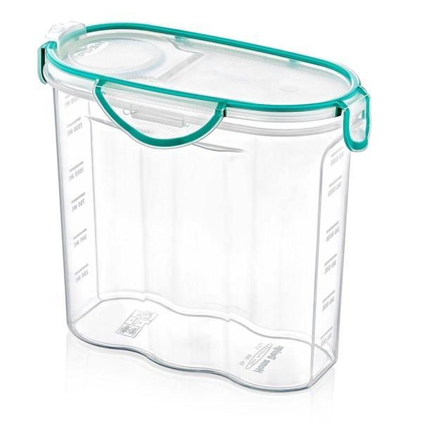 Kilitli Kapaklı Contalı Hava,Su Sıvı Geçirmez 1,7 Litre Erzak Saklama Kabı-SA585 (4401) - Image 1