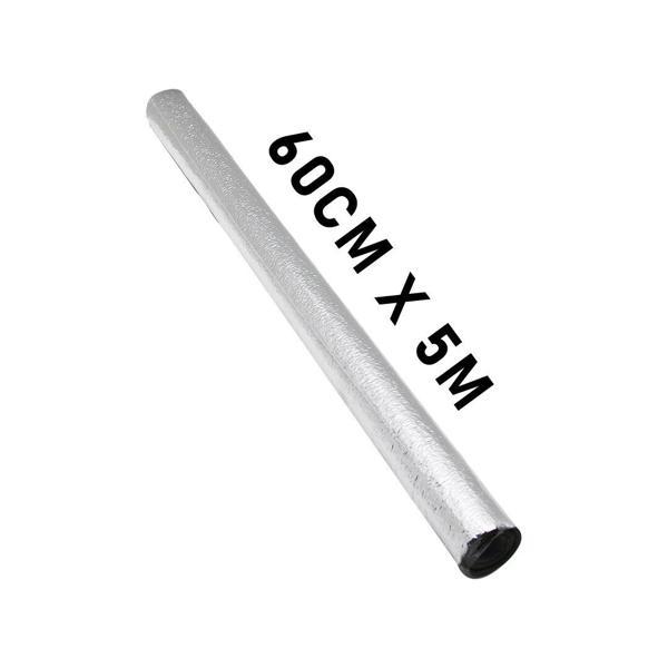 ALÜMİNYUM GÜMÜŞ - FOLYO   TEZGAH ÜSTÜ  YAPIŞKANLI  FOLYO  DUVAR KAĞIT 5MT X 60CM (4401) - Image 1