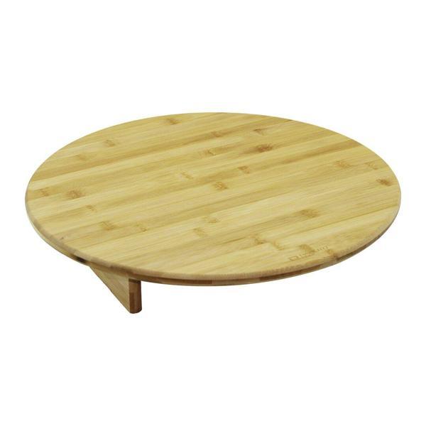 YUVARALAKMİNİ SOFRA MODEL=ÇAP:45CM - Y:8.5CMAYAKLI BAMBU AHŞAP KESİM PANOSU (4401) - Image 1