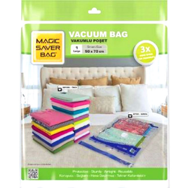50X70 LARGE VAKUMLU POŞET HURÇ BAG (4401) - Image 1