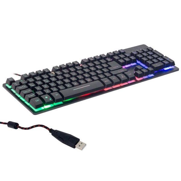 HELLO HL-18744 METAL KASA RGB IŞIKLI KABLOLU OYUNCU Q KLAVYE ZYG-800 (4401) - Image 1