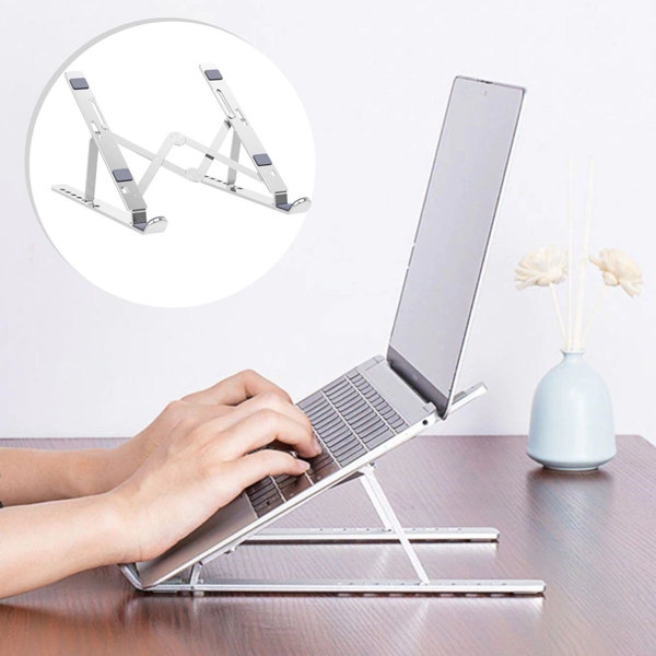 Ayarlanabilir Dizüstü Destek Tabanı Tamamen Katlanabilir Taşınabilir Laptop Yükseltici (4401) - Image 1