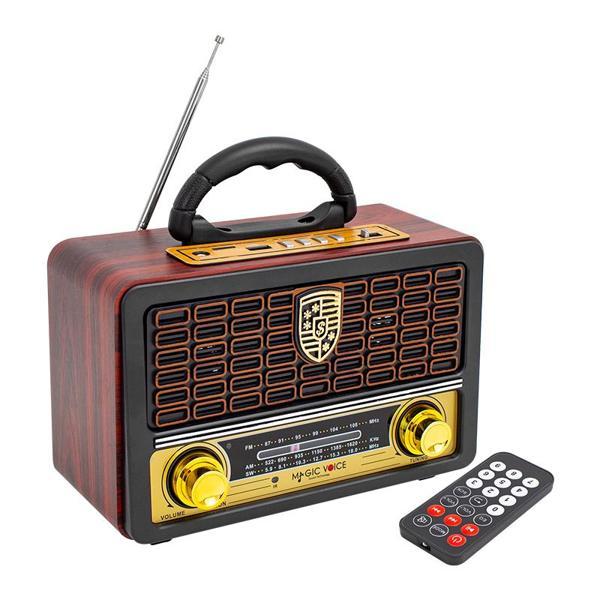 MAGICVOICE MV-110BT USB/SD/FM/BLUETOOTH DESTEKLİ NOSTALJİK RADYO (4401) - Image 1
