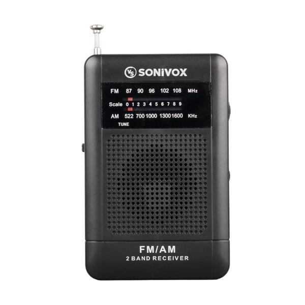 SİYAH RENK CEP TİPİ ANALOG FM RADYO VS-R115 (4401) - Image 1