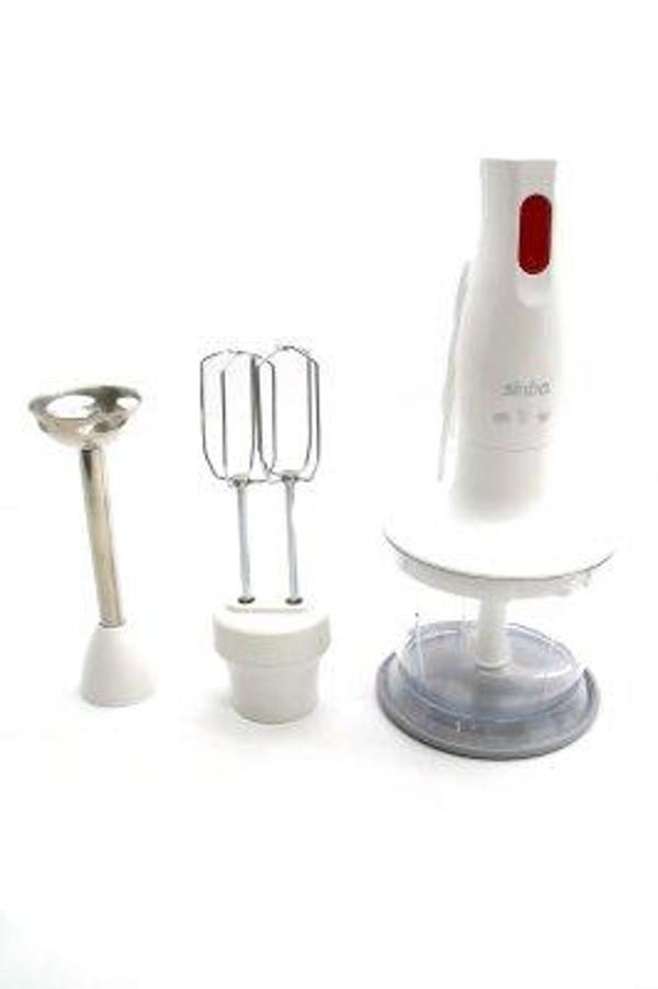 BLENDER SETİ  DOĞRAYICI - MİKSER - BLENDER  600ML HAZNE  350W SHB-3182 (4401) - Image 1