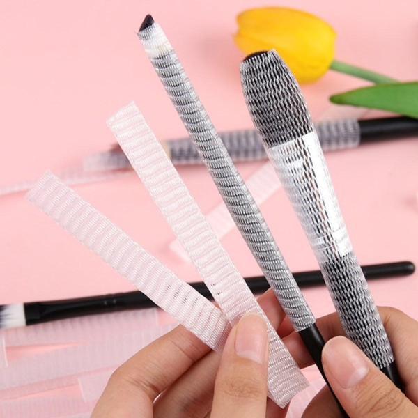 Makyaj Far Allık Kontür Eyeliner Fırça Malzemeleri Ürünleri Koruyucu File Kapak Örgü Kılıf Set 20li (4401) - Image 1