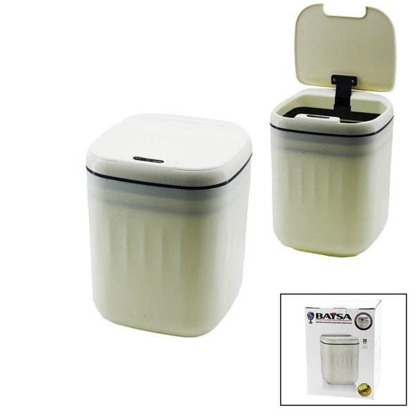 HAREKET SENSÖRLÜ=OTOMATİK AÇ-KAPA KAPAK - PİLLİ PLASTİK ÇÖP KOVASI 20LT (4401) - Image 1